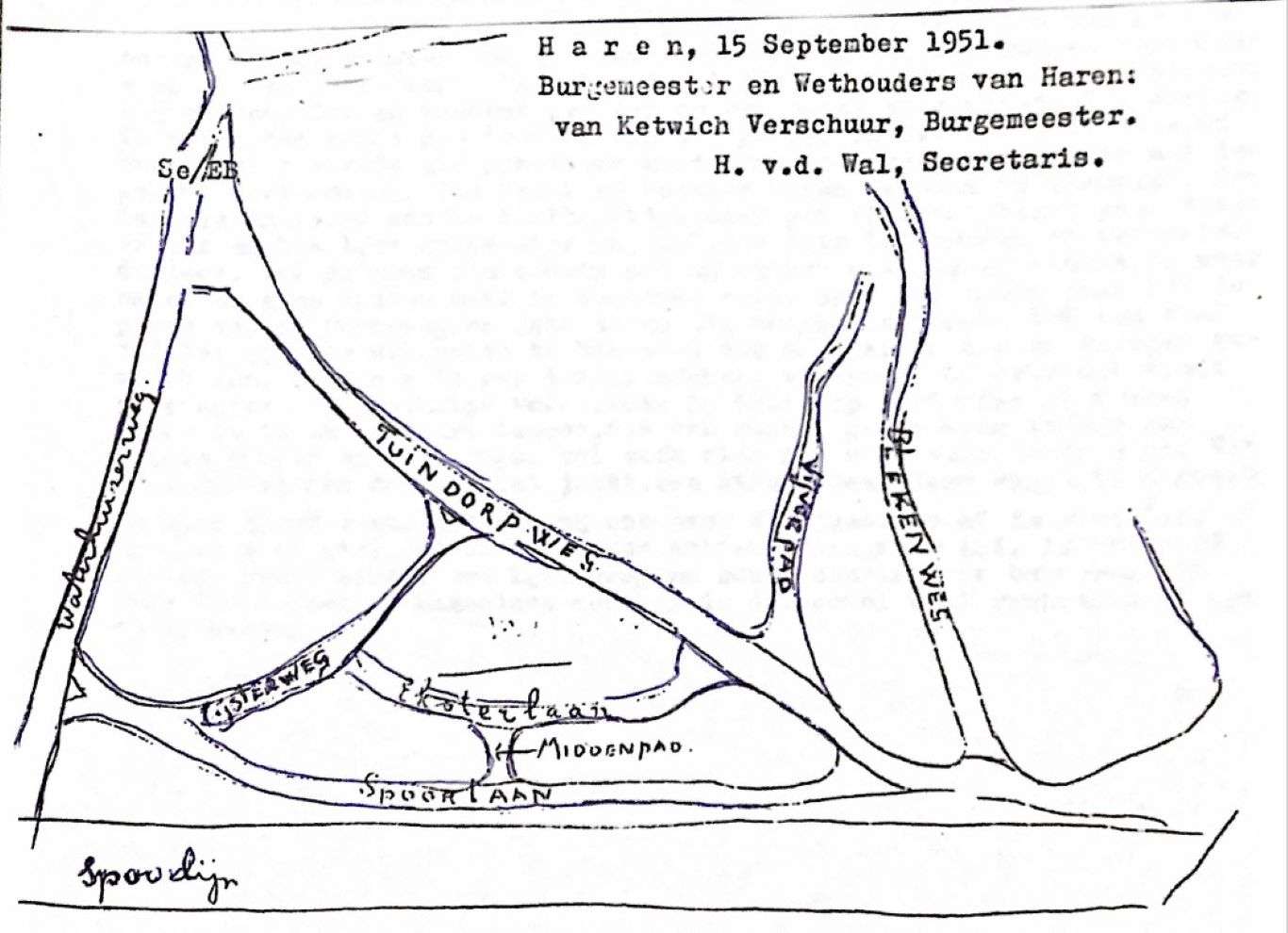 Straatnamen in Tuindorp